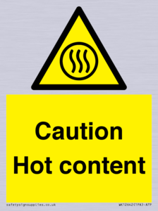 Caution Hot content